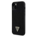 Guess Rhinestones Triangle Metal Logo Kryt pre iPhone 15 Plus Black