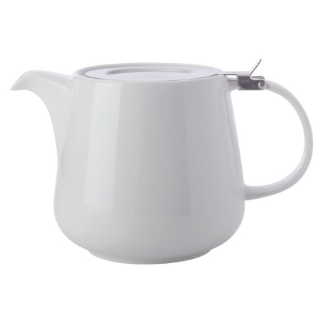 Biela porcelánová čajová kanvica so sitkom Maxwell & Williams Basic, 600 ml