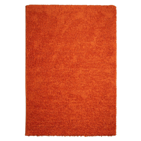 Kusový koberec Efor Shaggy 3419 Orange - 200x290 cm Mono Carpet