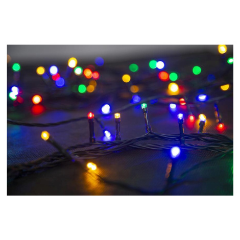 Reťaz MagicHome Vianoce Errai, 320 LED multicolor, 8 funkcií, 230 V, 50Hz, IP44, exteriér, napáj
