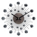 Nástenné hodiny JVD HT111.3, 35cm čiernosivá