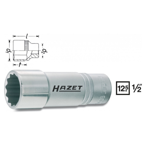 Nástrčkový kľúč s dvojitým 6-hr. 900TZ-17 Hazet - HA045297