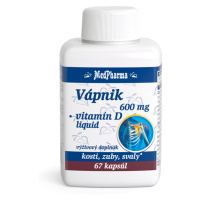 MEDPHARMA Vápnik 600 mg + vitamín D3 67 kapsúl