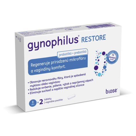 GYNOPHILUS RESTORE vaginálne tablety 2ks