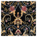 domtextilu.sk Kvalitný vintage koberec v čiernej farbe 26622-154764
