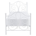 HALMAR Panama 90 kovová jednolôžková posteľ s roštom biela