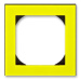 Rámcek 1-násobný s otvorom 55x55 žltá/cierna dymová Levit (ABB)