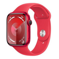 APPLE WATCH SERIES 9 GPS 45MM (PRODUCT)RED ALUMINIUM CASE WITH (PRODUCT)RED SPORT BAND-M/L,MRXK3