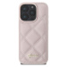 Guess PU Leather Quilted kryt pre iPhone 16 Pro ružový