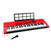 mamido Veľký keyboard orgán s 61 klávesmi + mikrofón
