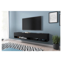 Expedo TV stolík MENDES A 180, 180x30x32, čierna/grafit, bez LED osvetlenia