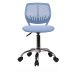 Kancelárska stolička SELVA Biela / modrá,Kancelárska stolička SELVA Biela / modrá