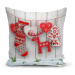 Súprava 4 vianočných obliečok na vankúš a behúň na stôl Minimalist Cushion Covers Happy Holiday