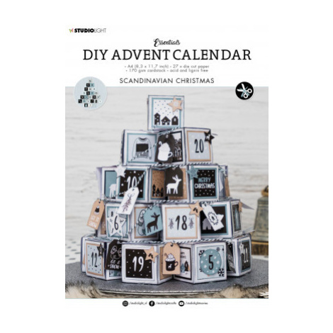 Adventný kalendár s vylupovacími obrázkami - Severské Vianoce