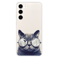 Odolné silikónové puzdro iSaprio - Crazy Cat 01 - Samsung Galaxy S23+ 5G