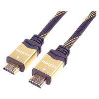 PremiumCord kábel HDMI 2.0 High Speed / Ethernet kábel HQ pozlátené konektory 5m