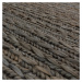 Antracitovosivý ručne tkaný jutový koberec 200x290 cm Oakley – Asiatic Carpets