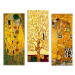 Súprava reprodukcie obrazov Gustav Klimt 20x50 cm 3 ks