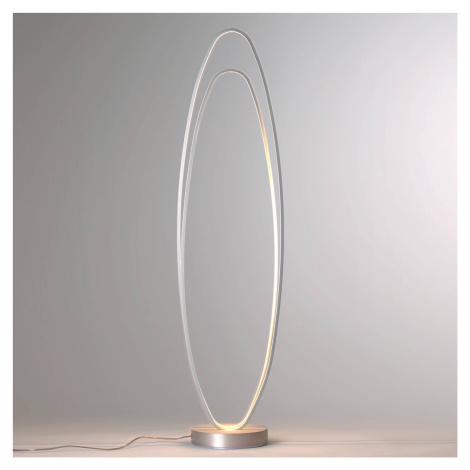 Bopp Flair – elipsovitá stojaca LED lampa, hliník