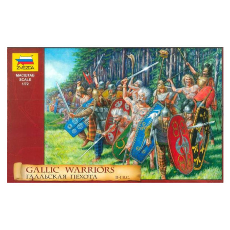 Model Kit figurky 8012 - Gallic Warriors (1:72) Zvezda