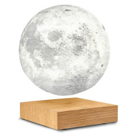 Stolová levitujúca lampa v tvare mesiaca Gingko Moon White Ash