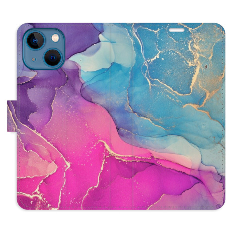 Flipové puzdro iSaprio - Colour Marble 02 - iPhone 13 mini