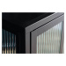 LuxD Dizajnová vitrína Damaris 102 cm čierna