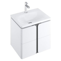 Kúpeľňová skrinka pod dosku Ravak Balance 50x50x46 cm biela lesk X000001365