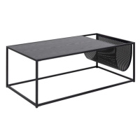 Konferenčný stolík Benato (110x40x60 cm, čierna)
