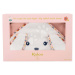 Osuška s kapucňou pre najmenších Zajačik Bath Towel Poppy K'Doux Kaloo ružová 75*75 cm z jemného