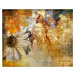 FTN XXL 0335 AG Design vliesová fototapeta 4-dielna - Floral painting, veľkosť 360 x 270 cm