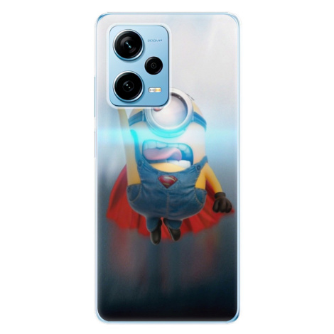Odolné silikónové puzdro iSaprio - Mimons Superman 02 - Xiaomi Redmi Note 12 Pro 5G / Poco X5 Pr