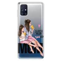 Odolné silikónové puzdro iSaprio - Milk Shake - Brunette - Samsung Galaxy M31s