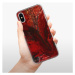 Plastové puzdro iSaprio - RedMarble 17 - iPhone X