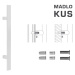 FT - MADLO kód 841S 40x10 mm SP ks BIM - biela matná (FBO) 210 mm 40x10 mm