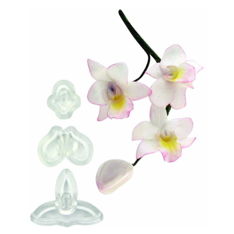 Súprava 3 ks vykrajovačiek – malá orchidea Singapour - JEM