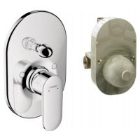 Hansgrohe Vernis Blend, vaňová batéria pod omietku s telesom, chrómová, HAN-71473000