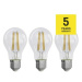 LED žiarovka Filament A60 / E27 / 3,8 W (60 W) / 806 lm / neutrálna biela