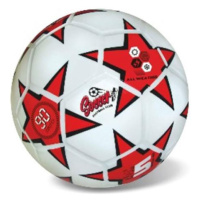 Lopta futbal červená 23 cm, 360 gr