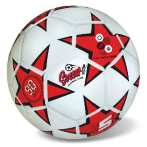 Lopta futbal červená 23 cm, 360 gr Wiky