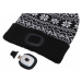 Sixtol Čiapka s čelovkou 45 lm, USB, uni zimná čierna