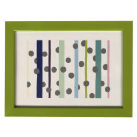 Bondecor Fotorám plastový, lišta 16,11 mm, zelený, 30 x 40 cm