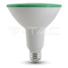 Žiarovka LED IP65 E27 15W, Zelená 1200lm,  VT-1125 (V-TAC)