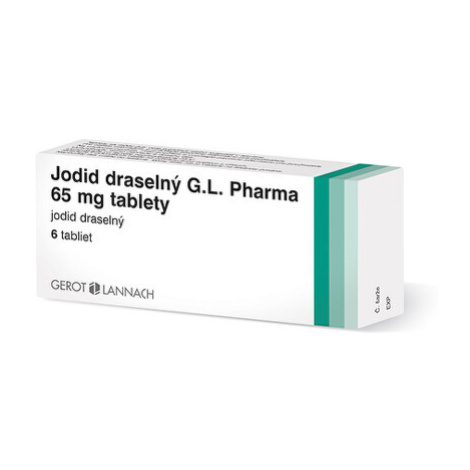 JODID Draselný G.L. Pharma 65 mg 6 tabliet