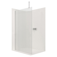 Cerano Onyx Top, sprchová zástena Walk-in, chróm, ryhované sklo - 70x200 cm, CER-CER-8050BD1590