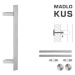 FT - MADLO kód 841Z 40x10 mm UN ks NEM - nerez matná (F60) 300 mm 40x10 mm