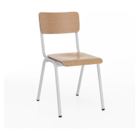 Jedálenské stoličky z dubového dreva v súprave 2 ks Old School - Tomasucci