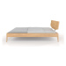 Dvojlôžková posteľ z bukového dreva 200x200 cm v prírodnej farbe Sund – Skandica