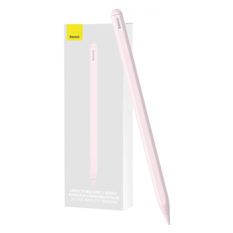 Stylus Wireless charging stylus for phone / tablet Baseus Smooth Writing, pink (6932172624576)