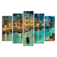 Obrazy v súprave 5 ks Venice – Wallity